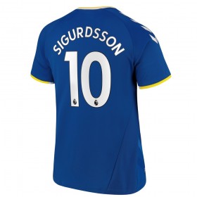 Jalkapallo Pelipaidat Everton Gylfi Sigurosson 10 Kotipaita 2021-2022 Lyhythihainen